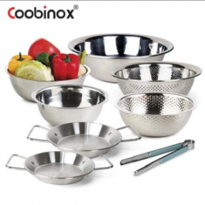 [쿠비녹스] 믹싱볼 쌀함박 채반 집게 플레이트 8종 세트(CO-1163)