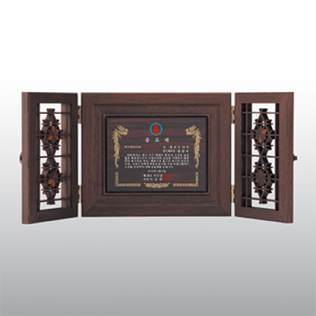 공로패 감사패 원목 근속상패 왠지 꽃문살 고전패 大 HD06-3 #2