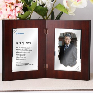 위촉패 나무 재직 퇴직 퇴임 감사 포토사진 상패 ph-015