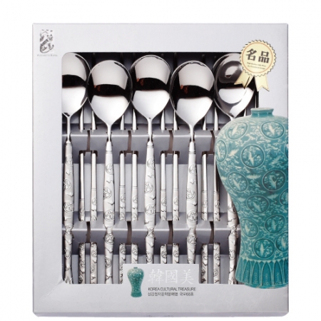 청자 티타늄 5인용 수저 #2