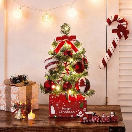 해피 롤리팝 스카치 매직 눈꽃 트리 40cm 풀 세트 전구포함 #3