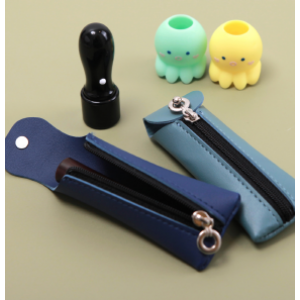 이중 잠금 지퍼똑딱 지갑도장