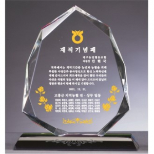 크리스탈 상패 393