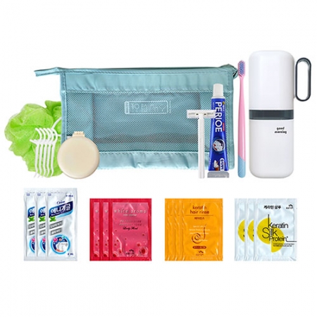 화이트컵 메쉬파우치 여행키트 12종 #2