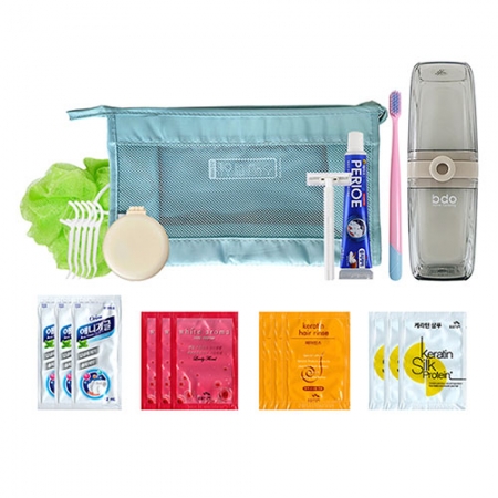 크리스탈 메쉬파우치 여행키트 12종 #2