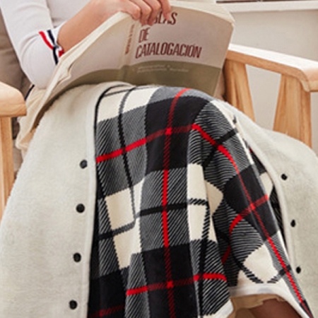 포이포이 똑딱이 실키 무릎 블링킷, 포근한 극세사 숄겸용 무릎담요 캠핑 학교 학원 사무실 망토 무릎담요 #3