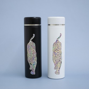 아름누리 민화 호랑이무늬 자개텀블러500ml