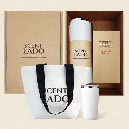 센트라도 에코 타포린 가방 + 로하스 텀블러 세트 #3