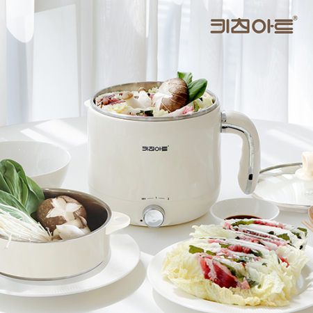 키친아트 KP-REX1800 2IN1 멀티 쿠커 휴대용 전기냄비 1.8L 다용도 만능 조리기 #2