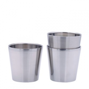 코스텐 스테인리스 이중컵A (국산/유광)