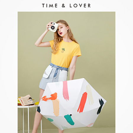 [타임앤러버] 패션 5단우산 수동 양우산 #2