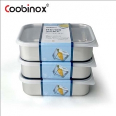 [쿠비녹스] 스텐레스 냉동 냉장 보관용기 3-3호 CO-56-33