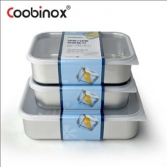 [쿠비녹스] 스텐레스 냉동 냉장 보관용기 3-1호 CO-56-31