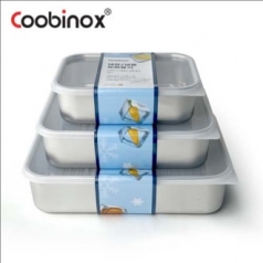 [쿠비녹스] 스텐레스 냉동 냉장 보관용기 3-2호 CO-56-32