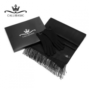 장갑 머플러 세트 // 종이 케이스