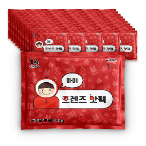 포켓 프렌즈 핫팩 100g, 양면 핫팩, 중형 핫팩