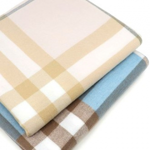 스퀘어 빅체크 항공 담요