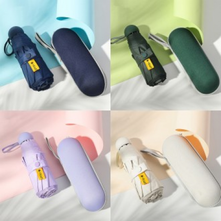 가볍고 귀여운 캡슐5단 우산 케이스 세트 #2