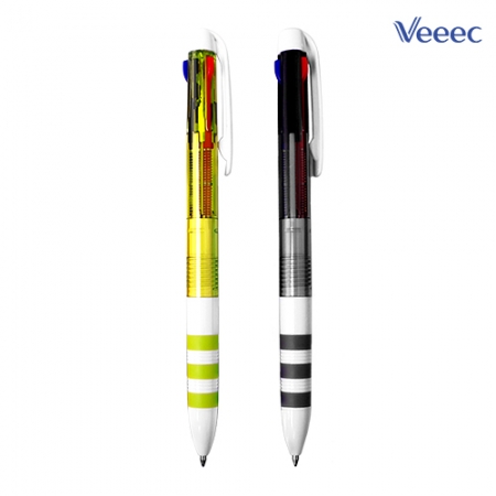 초저점도 비크 제트 3색 볼펜 (0.7) // 국산 #2