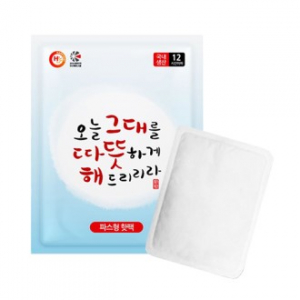 국산 다올 따뜻한 파스형 핫팩 50g