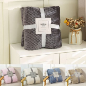 극세사 무릎 담요 포근한 와플 담요