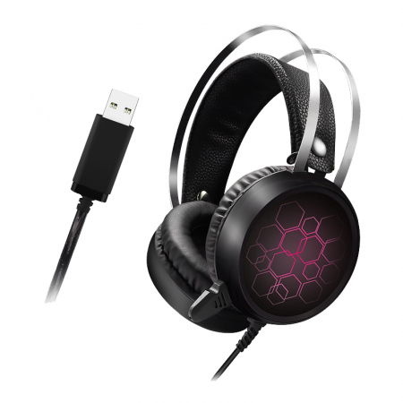 DOXX DX-5 7.1채널 게이밍 레인보우 LED라이트 헤드셋 #6