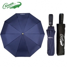 크로커다일 3단 65-10K 솔리드 자동 우산