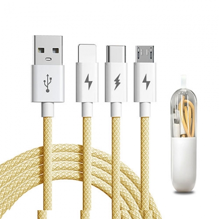 캡슐 파스텔 3라인 초고속 충전 케이블 #3