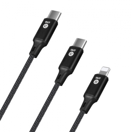 플레오맥스 3in1 30W PD C타입 고속충전 케이블 1.5M #3