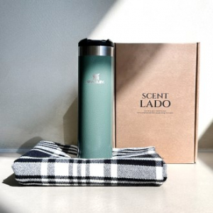 센트라도 국산 항공 담요 + 스탠리 에어로라이트 텀블러 세트