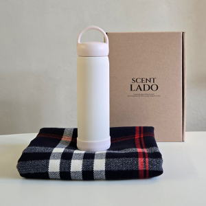 센트라도 국산 항공담요+모닝 핸들 텀블러 세트