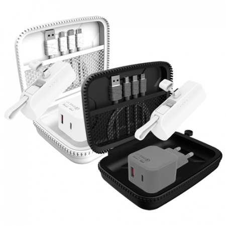 팝폰 도킹형 보조 배터리 멀티 고속 케이블 충전기 CS44-2 #2