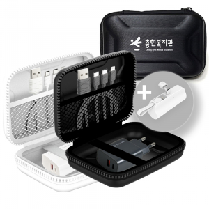 팝폰 도킹형 보조 배터리 멀티 고속 케이블 충전기 CS44-2
