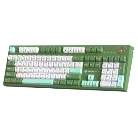 GDEVIL 지데빌 G915 Prince 체리 저소음 적축 RGB 게이밍 키보드 #4