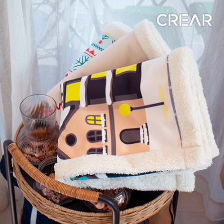 DTP 전사 플란넬 프레임담요 주문제작형 #2