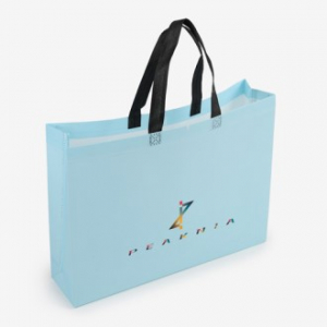 코팅 부직포 가방 (중형) 소핑백 마트 시장 바구니 (칼라인쇄포함)