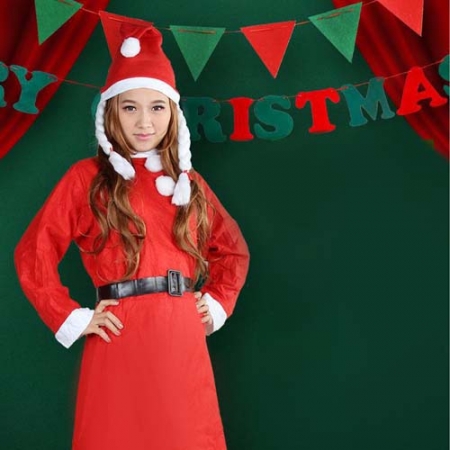 행복가득 원피스 매직 산타복 크리스마스 여자 산타옷 #2