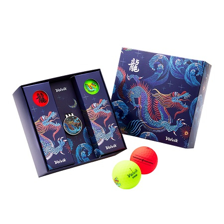 볼빅 2024 신년기획 청룡 비비드 골프공 (6구+볼마커세트) #2