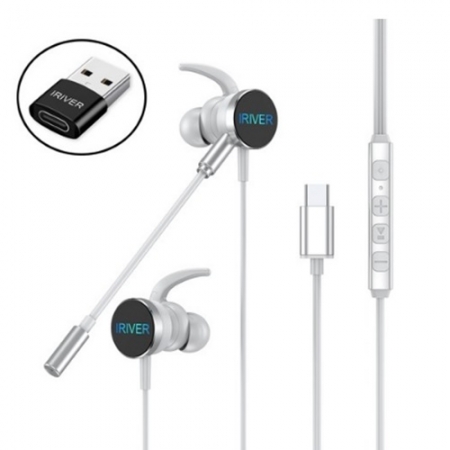 아이리버 C타입 게이밍 LED 이어셋, 듀얼마이크 USB 변환젠더 포함 (IGE-202C) #6