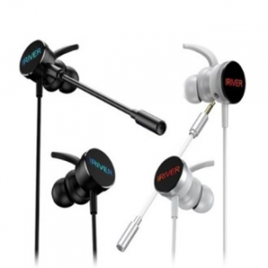 아이리버 IGE-202C C타입 게이밍 LED 이어셋, 듀얼마이크 USB 변환젠더 포함