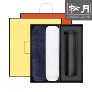 송월 헤비 무지타올 2P + 텀블러 세트