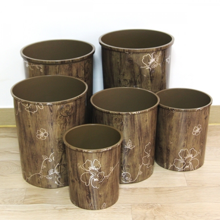 오픈휴지통 커피색 다용도 휴지통 #2