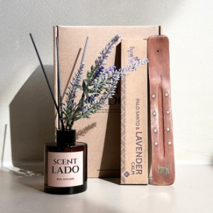 센트라도 디퓨저 라벤더 150ml + 이스팔라 팔로산토 인센스 스틱 방향제 세트