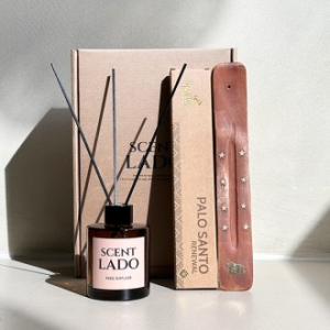 [센트라도] 디퓨저 150ml + 이스팔라 팔로산토 인센스 스틱 방향제 세트