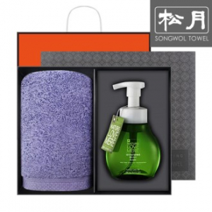 송월 코마 40수 무지타올 160g 1p + 러브메레 핸드워시