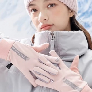 스마트터치 논슬립 방한장갑 여성용