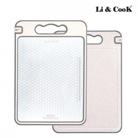 리앤쿡 스텐레스 304 더블사이드 컷팅보드 LNC-ST100 #2