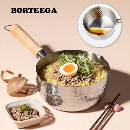 보르테가 우드 핸들 인덕션 라면 냄비 편수 냄비 18cm 22cm #2