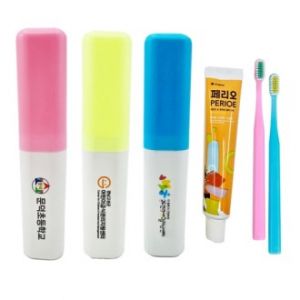 미소 파스텔 칫솔 치약 세트 // 국산