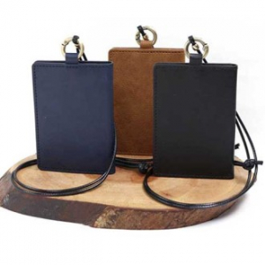 다채로운 접이식 목걸이 카드 지갑 [국산]